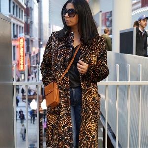 Free people printed coat